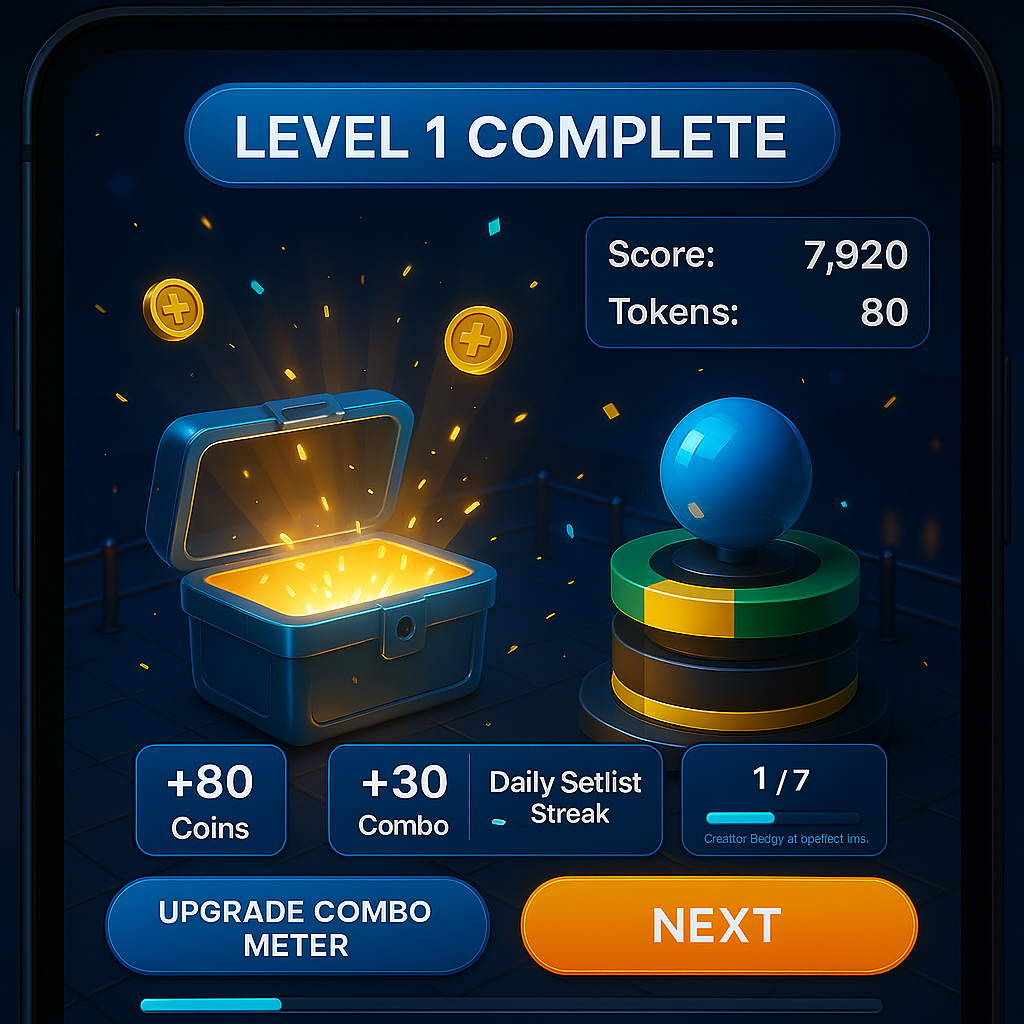 Sleek DJ Flight Case opening to reveal rewards
