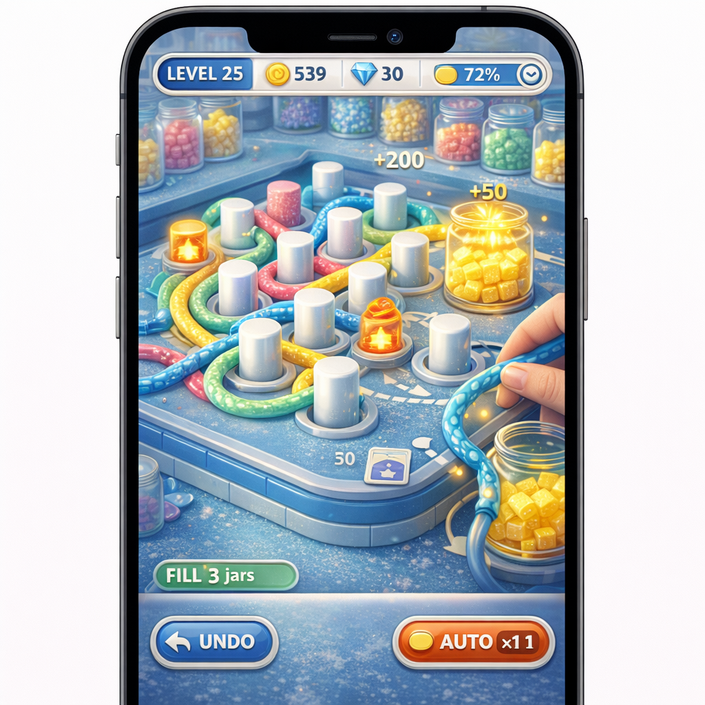 Using a hint token to auto-route a candy segment