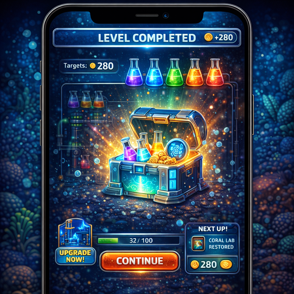 A High-Pressure Tech Vault opening to reveal rewards