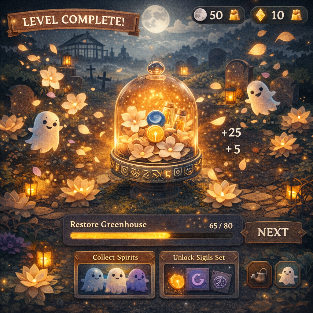 A beautiful Glass Cloche Terrarium opening to dispense rewards